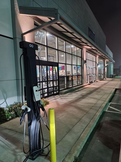 EV charger at Torrance Promenade - Class 5 Climbing