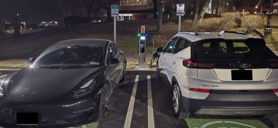 EV charger at Marine Park