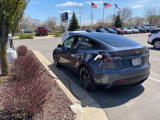 EV charger at Bergstrom Ford-Lincoln of Neenah