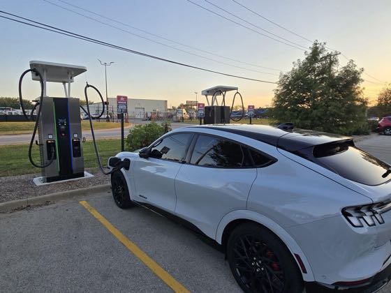 EV charger at Nowell Park