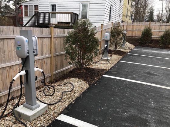 EV charger at Cable Mills Apartments (2)