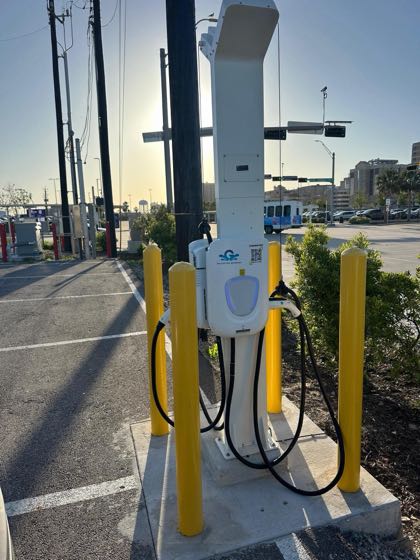 EV charger at Royal Caribbean