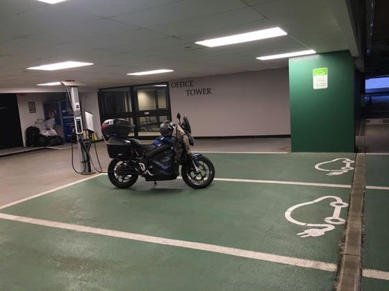 EV charger at Springfield Marriott / Tower Square