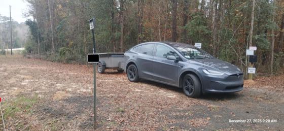 EV charger at Tesla EV Destination Charger Jasper TX - Paula Bellow Nature Preserve