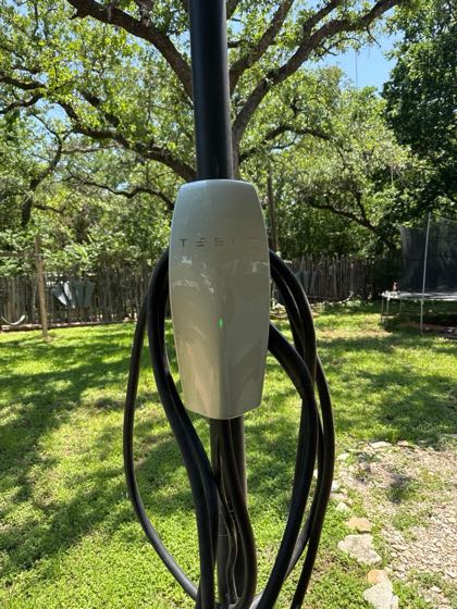 EV charger at Jorge Bernal Tesla Charger