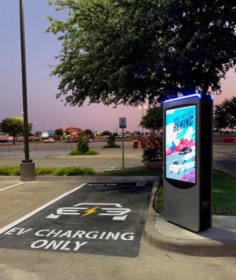 EV charger at Cinemark West Plano XD and ScreenX (1)