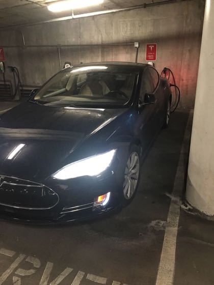 EV charger at Grant Park North Garage