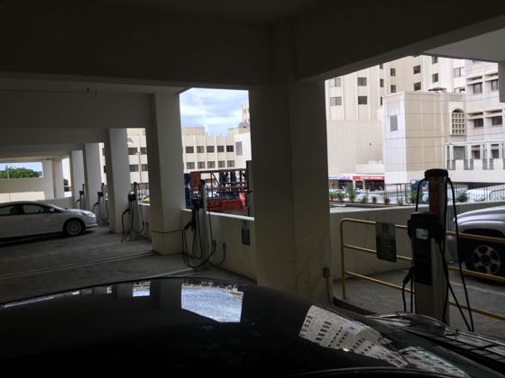EV charger at Loma Linda University - Medical Center