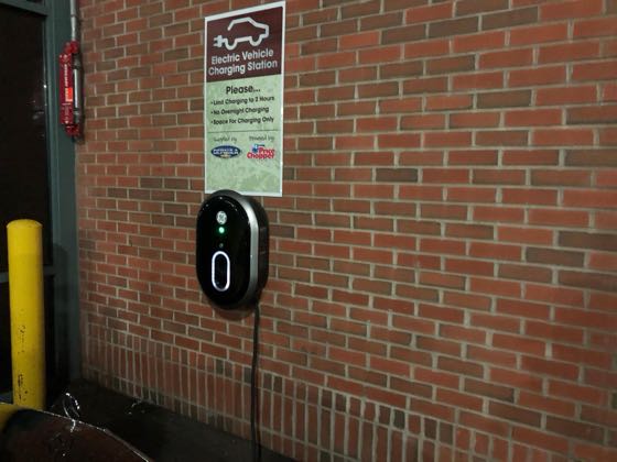 EV charger at Franklin Square Market