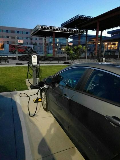 EV charger at Home2 Suites by Hilton