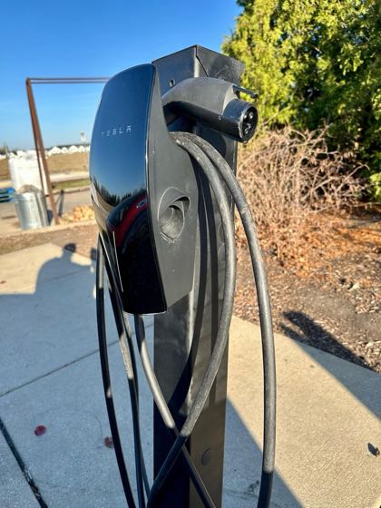 EV charger at Hardware Sustainable Gastropub and Brewery