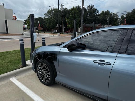 EV charger at Tesla Destination Charger