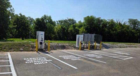 EV charger at Harbor House By Valentino’s