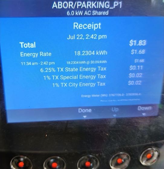 EV charger at Austin Board of Realtors