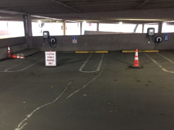 EV charger at Irving City Hall